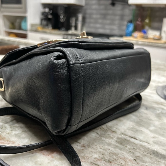 Coach Authentic Top Handle Black Saffiano Leather Crossbody/Handbag - Picture 6 of 12